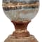 Hello Honey® 25" Distressed Zinc Finish Metal Finial Spindle Décor